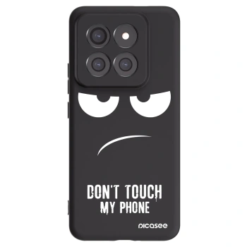 Picasee crna silikonska maskica za Xiaomi 14 Pro - Don't Touch My Phone