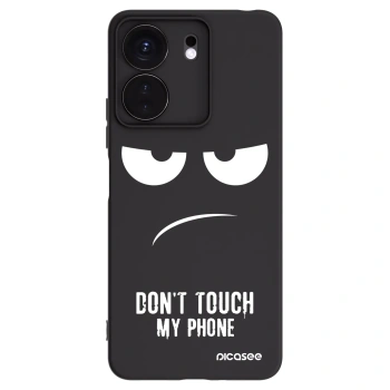 Picasee crna silikonska maskica za Xiaomi Redmi 13C 4G - Don't Touch My Phone