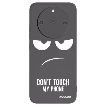 Picasee crna silikonska maskica za Realme 11 Pro+ - Don't Touch My Phone