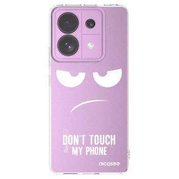 Picasee silikonska prozirna maskica za Xiaomi Redmi Note 13 Pro 5G - Don't Touch My Phone