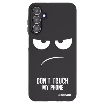 Picasee crna silikonska maskica za Samsung Galaxy A15 A156B 5G - Don't Touch My Phone