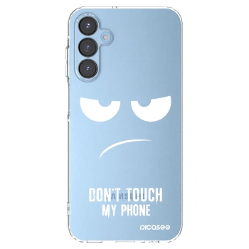 Picasee silikonska prozirna maskica za Samsung Galaxy A15 A156B 5G - Don't Touch My Phone