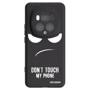 Picasee crna silikonska maskica za Honor Magic6 Pro - Don't Touch My Phone