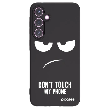 Picasee crna silikonska maskica za Samsung Galaxy A35 5G A356B - Don't Touch My Phone