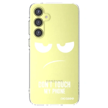 Picasee silikonska prozirna maskica za Samsung Galaxy A35 5G A356B - Don't Touch My Phone