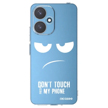 Picasee silikonska prozirna maskica za Xiaomi Redmi 13C 5G - Don't Touch My Phone