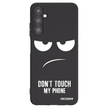 Picasee crna silikonska maskica za Samsung Galaxy A05s A057G - Don't Touch My Phone