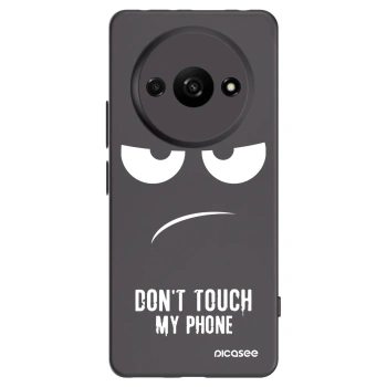 Picasee crna silikonska maskica za Xiaomi Redmi A3 - Don't Touch My Phone