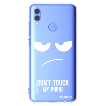 Picasee silikonska prozirna maskica za Huawei P Smart 2019 - Don't Touch My Phone