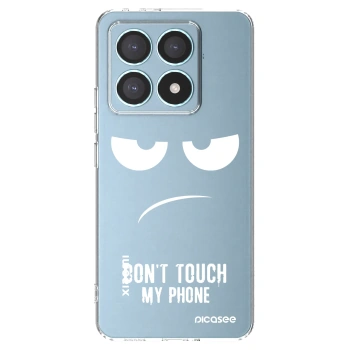 Picasee silikonska prozirna maskica za Xiaomi 14T Pro - Don't Touch My Phone