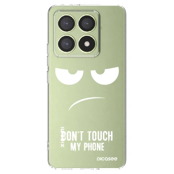 Picasee silikonska prozirna maskica za Xiaomi 14T - Don't Touch My Phone
