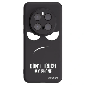 Picasee crna silikonska maskica za Honor Magic7 Pro 5G - Don't Touch My Phone
