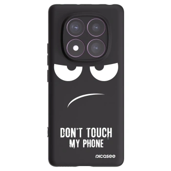Picasee crna silikonska maskica za Xiaomi Redmi Note 14 Pro 4G - Don't Touch My Phone