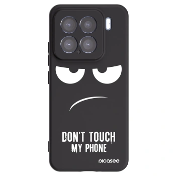 Picasee crna silikonska maskica za Xiaomi 15 - Don't Touch My Phone