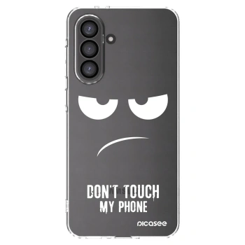 Picasee silikonska prozirna maskica za Samsung Galaxy A36 5G - Don't Touch My Phone