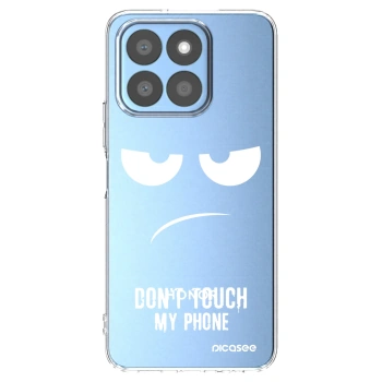 Picasee silikonska prozirna maskica za Honor X8c - Don't Touch My Phone