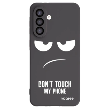 Picasee crna silikonska maskica za Samsung Galaxy A26 5G A266B - Don't Touch My Phone