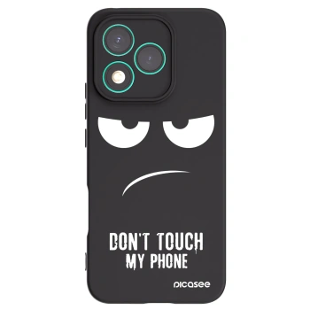 Picasee crna silikonska maskica za Honor 400 Lite 5G - Don't Touch My Phone