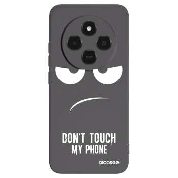 Picasee crna silikonska maskica za Xiaomi Poco C75 - Don't Touch My Phone