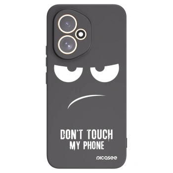 Picasee crna silikonska maskica za Honor 400 5G - Don't Touch My Phone