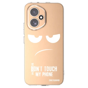 Picasee silikonska prozirna maskica za Honor 400 5G - Don't Touch My Phone