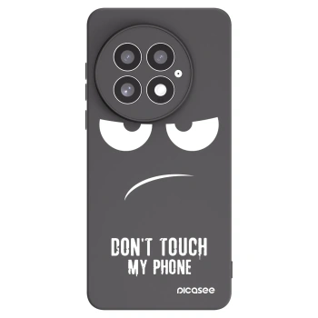Picasee crna silikonska maskica za OnePlus 13 5G - Don't Touch My Phone