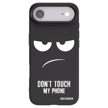 Picasee crna silikonska maskica za Apple iPhone Air - Don't Touch My Phone
