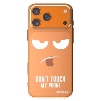 Picasee silikonska prozirna maskica za Apple iPhone 17 Pro Max - Don't Touch My Phone