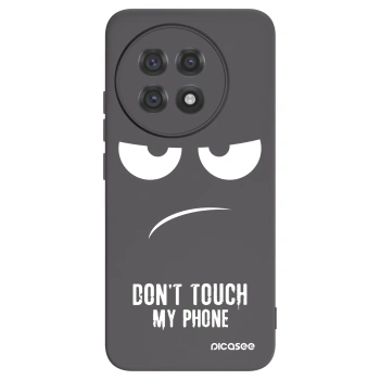 Picasee crna silikonska maskica za OnePlus 13R 5G - Don't Touch My Phone