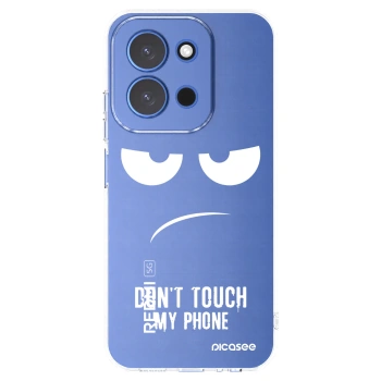 Picasee silikonska prozirna maskica za Xiaomi Redmi 15C 4G - Don't Touch My Phone