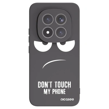 Picasee crna silikonska maskica za Xiaomi Redmi Note 15 Pro+ - Don't Touch My Phone