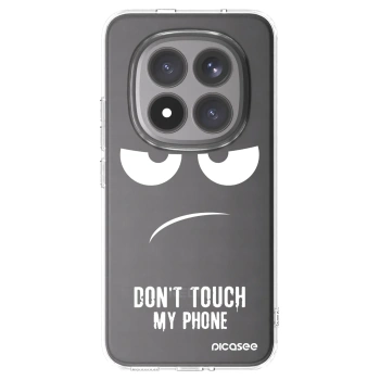 Picasee silikonska prozirna maskica za Xiaomi Redmi Note 15 Pro+ - Don't Touch My Phone