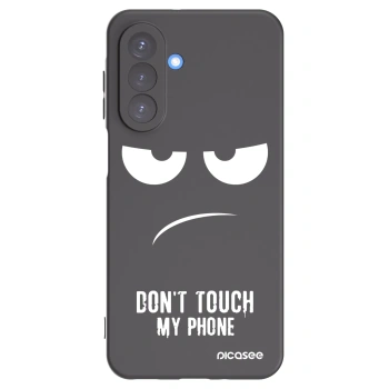 Picasee crna silikonska maskica za Samsung Galaxy A17 5G - Don't Touch My Phone