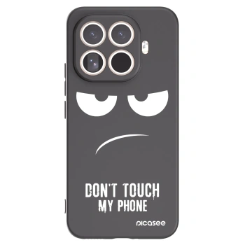Picasee crna silikonska maskica za Xiaomi 15T Pro - Don't Touch My Phone