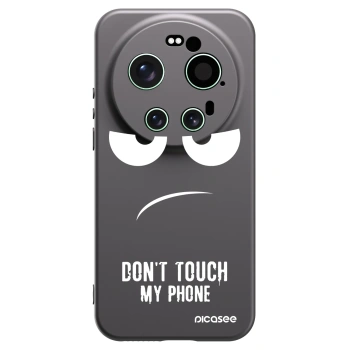 Picasee crna silikonska maskica za Xiaomi 17 Ultra - Don't Touch My Phone