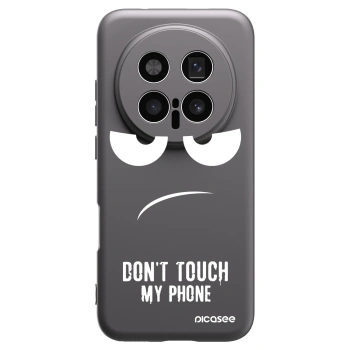 Picasee crna silikonska maskica za Honor Magic8 Pro 5G - Don't Touch My Phone