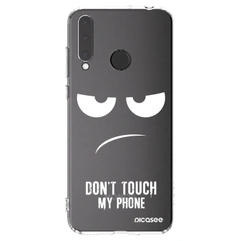 Picasee silikonska prozirna maskica za Honor 20 Lite - Don't Touch My Phone