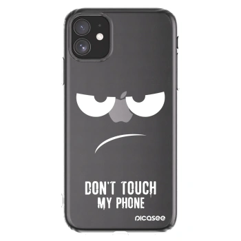 Picasee silikonska prozirna maskica za Apple iPhone 11 - Don't Touch My Phone