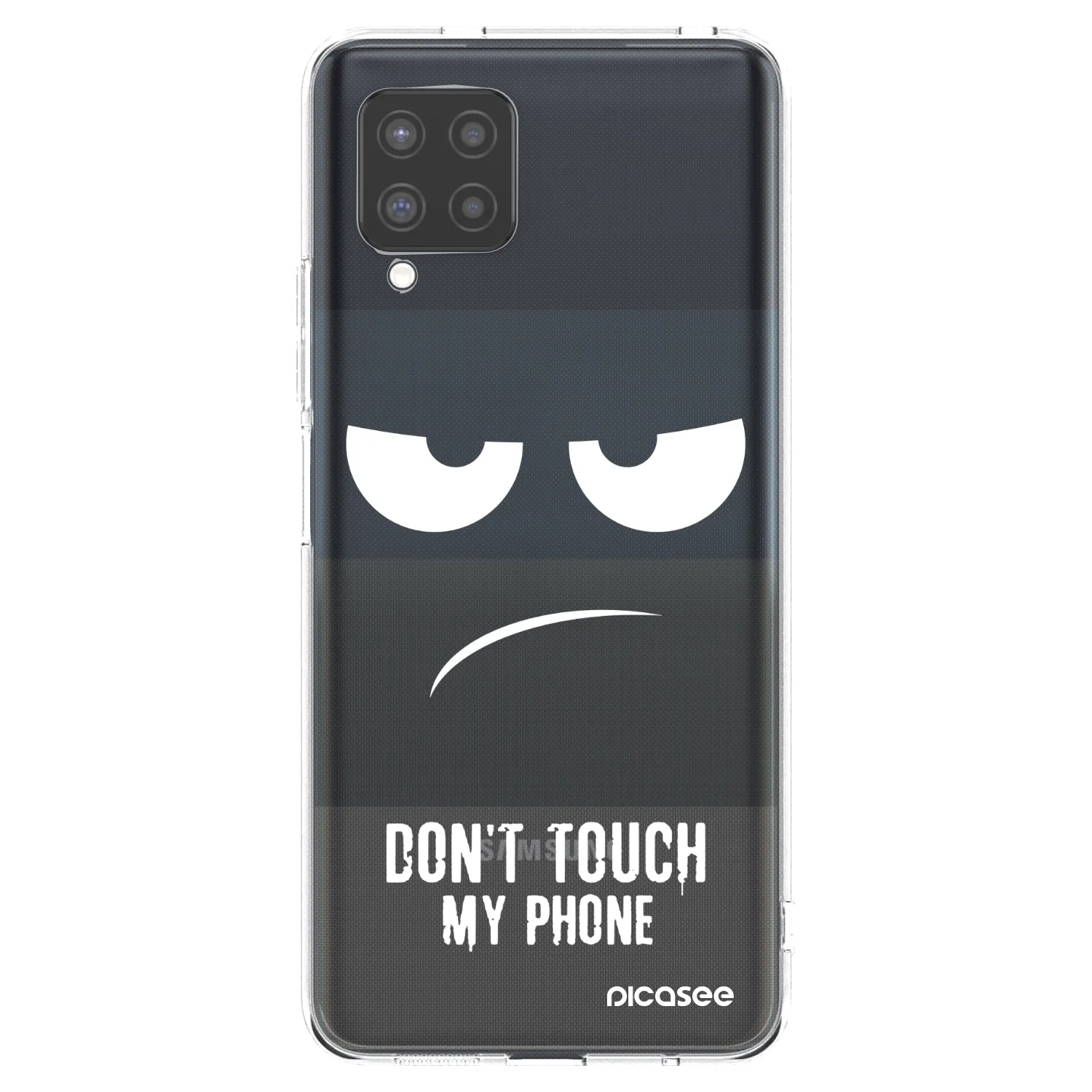 Picasee silikonska prozirna maskica za Samsung Galaxy A42 A426B - Don't Touch My Phone