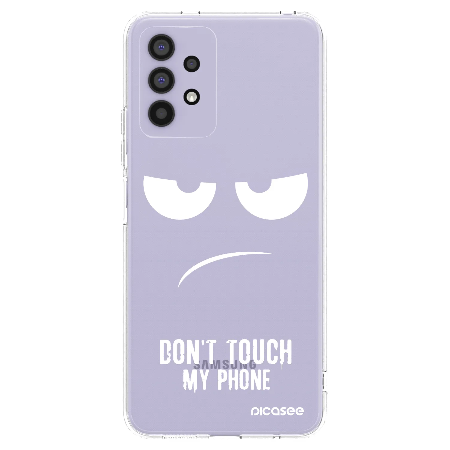 Picasee silikonska prozirna maskica za Samsung Galaxy A32 4G SM-A325F - Don't Touch My Phone