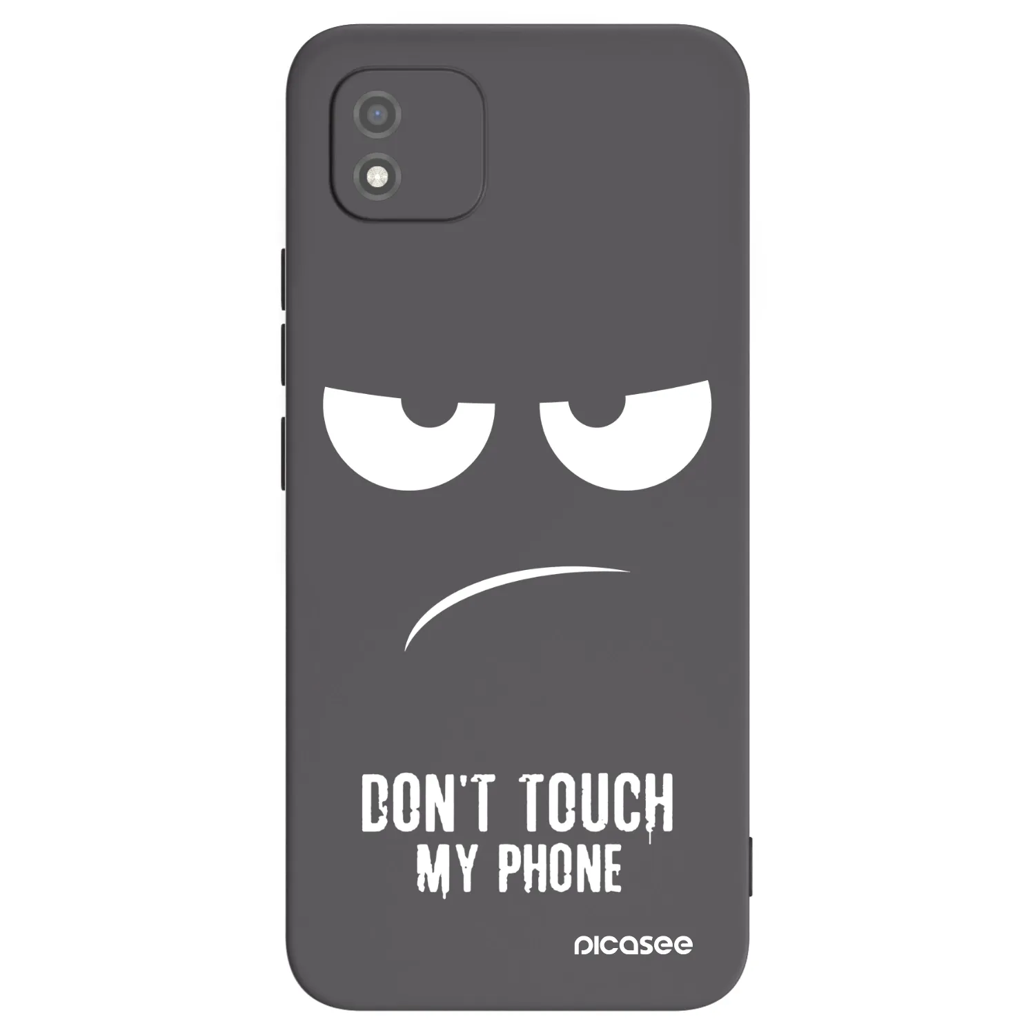 Picasee crna silikonska maskica za Realme C11 (2021) - Don't Touch My Phone