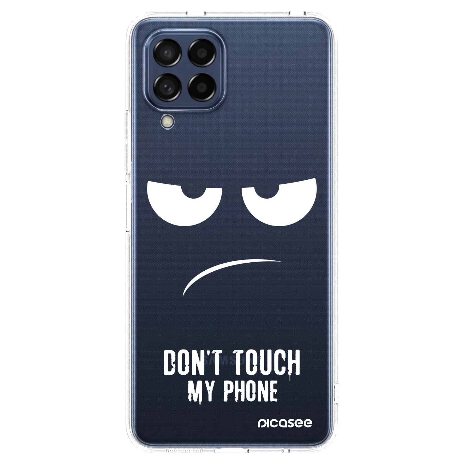 Picasee silikonska prozirna maskica za Samsung Galaxy M53 5G - Don't Touch My Phone