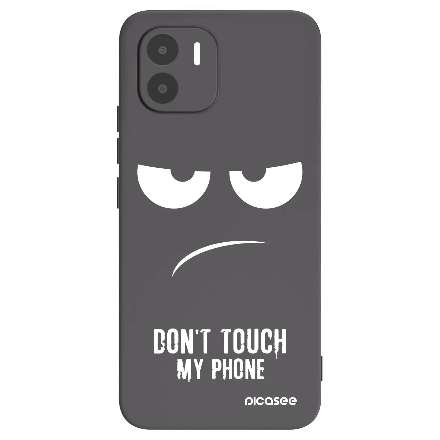 Picasee crna silikonska maskica za Xiaomi Redmi A1 - Don't Touch My Phone
