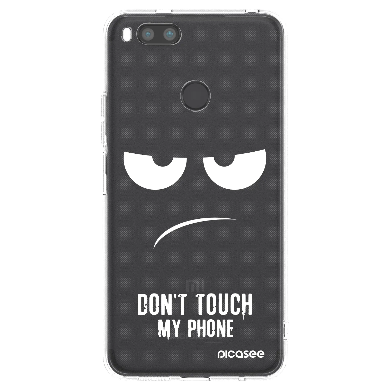 Picasee silikonska prozirna maskica za Xiaomi Redmi A1 - Don't Touch My Phone