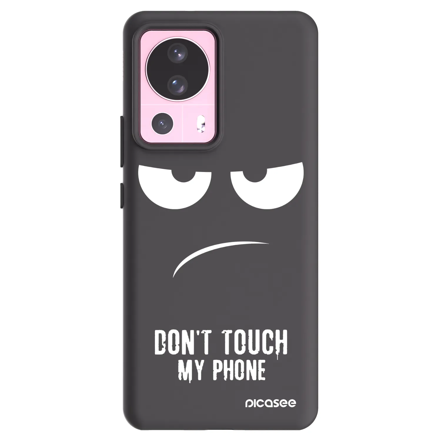 Picasee crna silikonska maskica za Xiaomi 13 Lite - Don't Touch My Phone