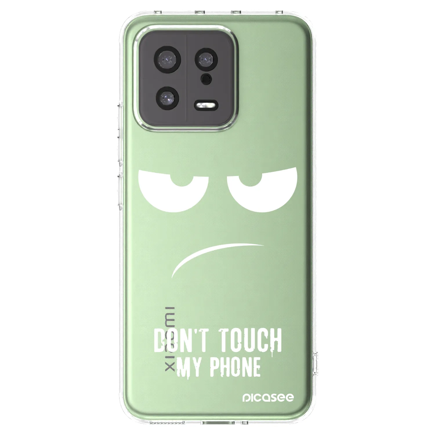 Picasee silikonska prozirna maskica za Xiaomi 13 - Don't Touch My Phone
