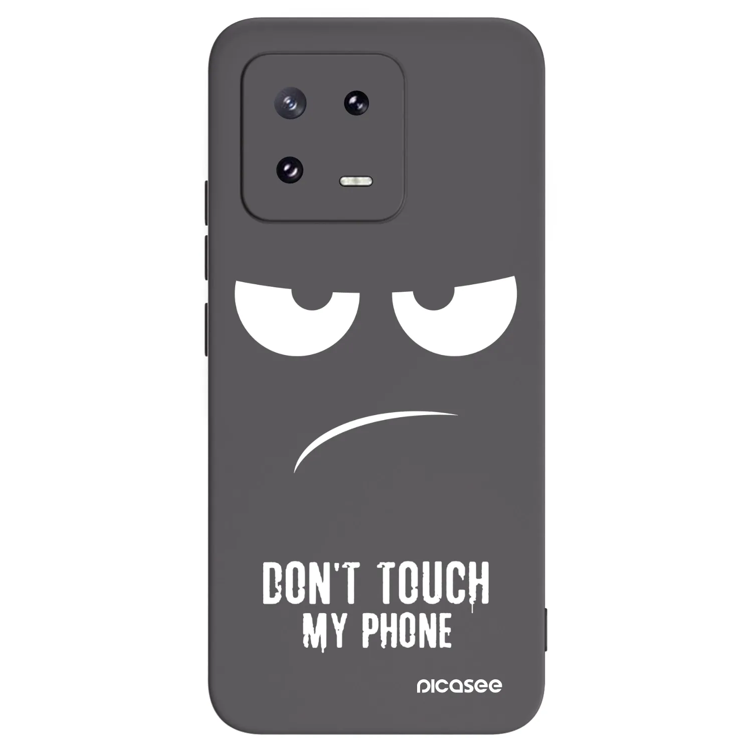 Picasee crna silikonska maskica za Xiaomi 13 Pro - Don't Touch My Phone