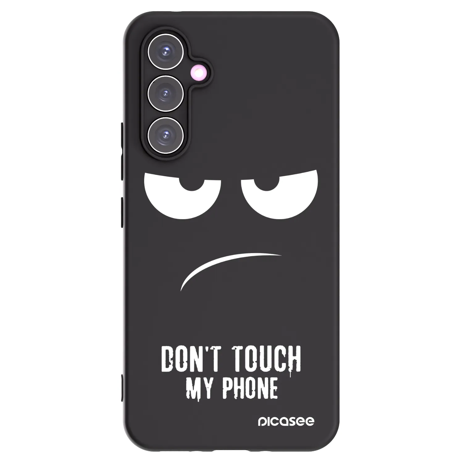 Picasee crna silikonska maskica za Samsung Galaxy A54 5G A546B - Don't Touch My Phone