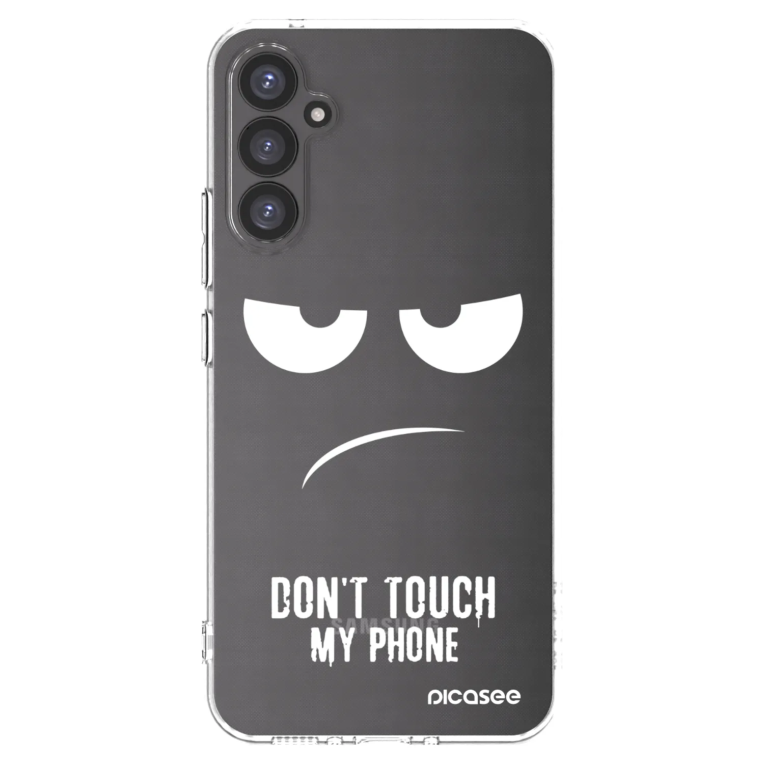 Picasee silikonska prozirna maskica za Samsung Galaxy A34 5G A346B - Don't Touch My Phone