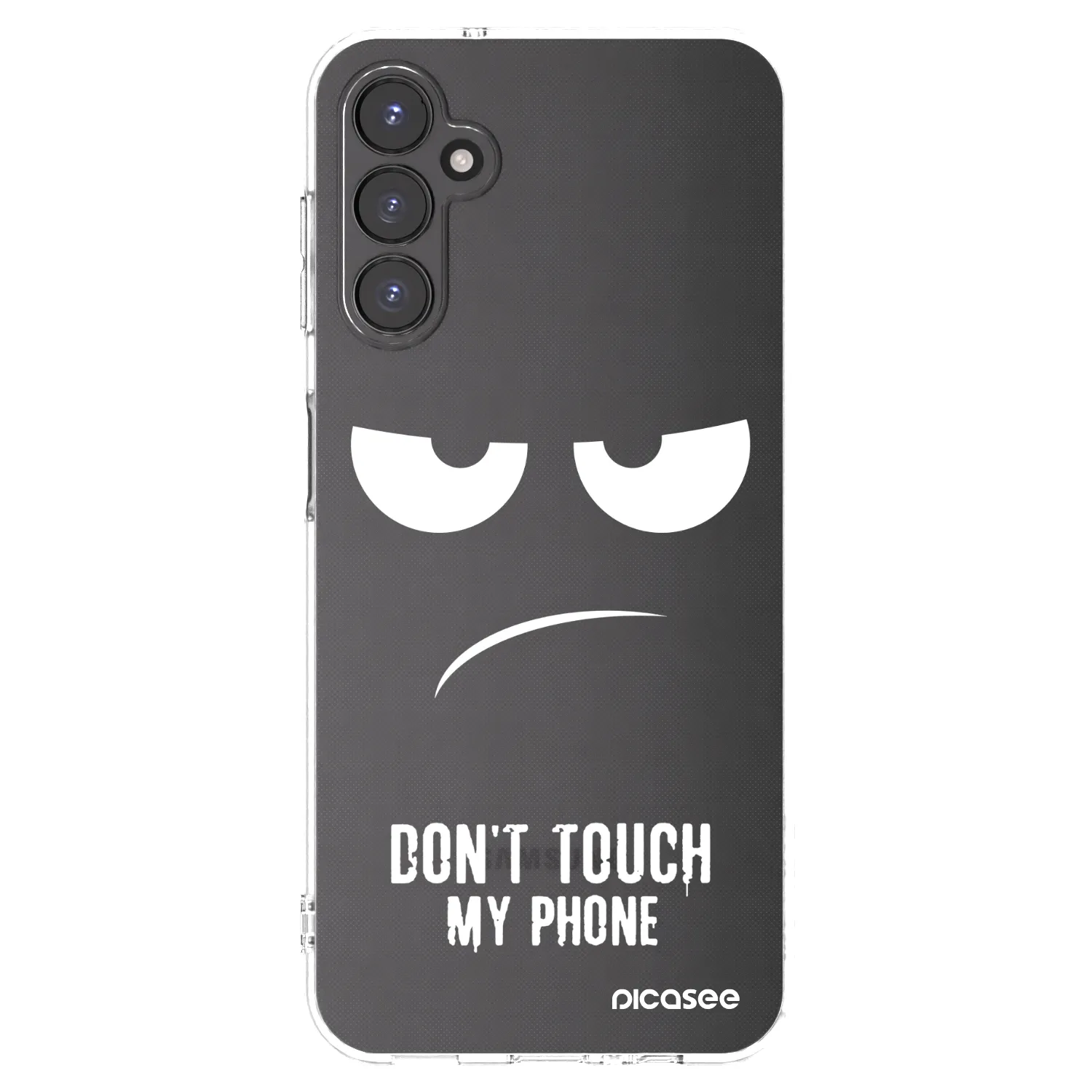 Picasee silikonska prozirna maskica za Samsung Galaxy A14 4G A145R - Don't Touch My Phone